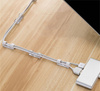Set 10 Stück Kabel- und Draht-Organizer | Nano-Klips mit Klebeband | Transparent | KZ-D58