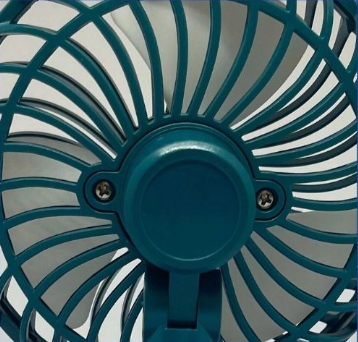 Kompakter Schreibtischventilator | USB-Stromversorgung | blau | FY-049-LB