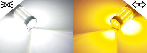 DUAL COLOR Auto-LED-Lampe T20 W21 / 5W 120 SMD 3014