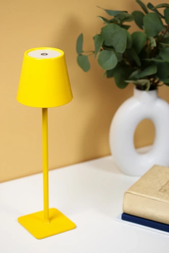 LED-Tischlampe | Kabellose Nachtlampe | Berührungsempfindliche Lampe für Hotel, Restaurant | HJA20-GELB