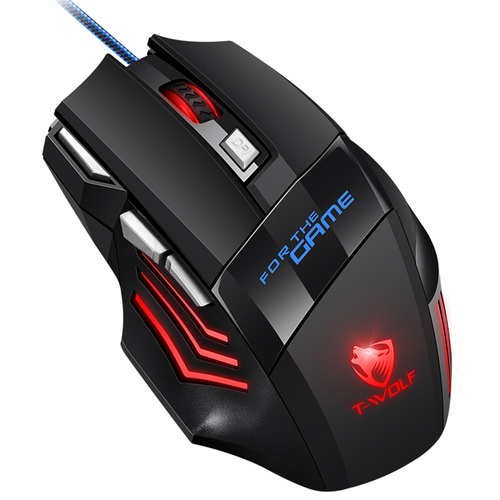 Gaming-Maus | kabelgebunden, optisch, USB, 800–3.200 DPI, 7 Tasten | MM1