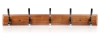 Holzkleiderständer | Wandgarderobe | Garderobenhaken mit 10 Haken | HG-50CM-WOOD