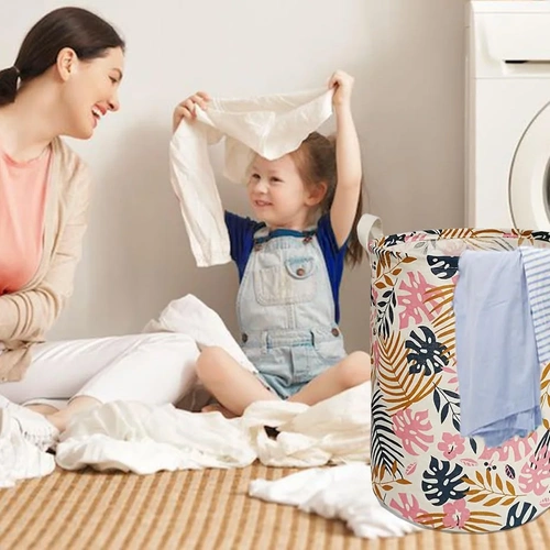 Aufbewahrungsbox für Spielzeug | faltbarer Wäschesack 60 l | SN-B40-BYP