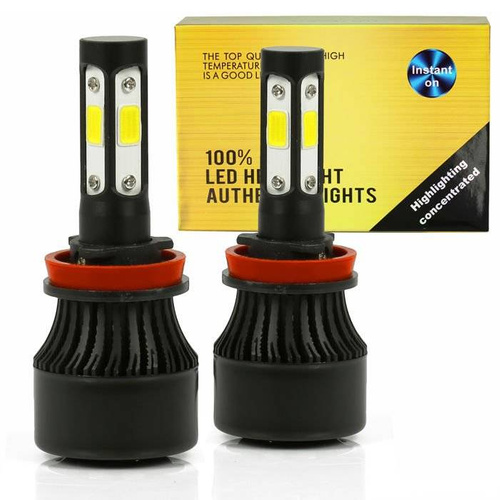 LED-Scheinwerferlampe Set | H9 H11 S4 COB | 80 W | 16.000 lm | 2 Stück