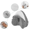 Orthopädisches Kissen | Kniekissen zum Seitenschlafen | Kissen zur Unterstützung der natürlichen Körperhaltung | JLP-013-GREY