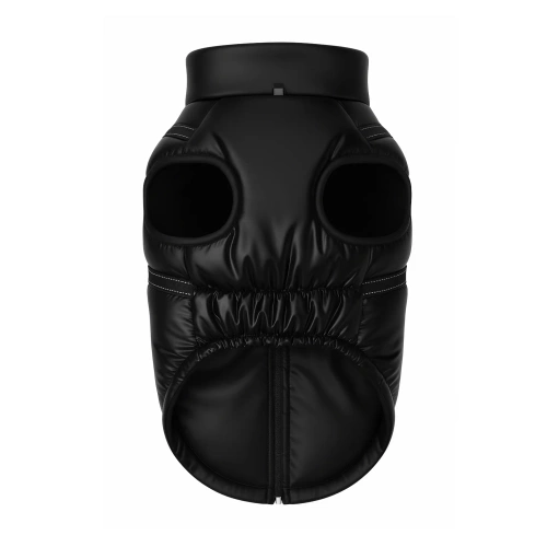 Winter Hundejacke mit integrierten Geschirr | Größe M | warm, wasserdicht | PET-017S-BK