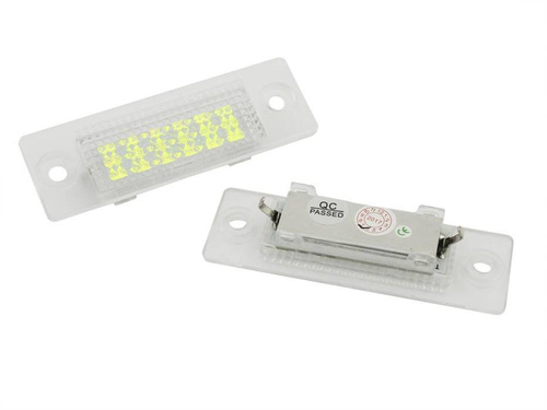 LED Kennzeichenbeleuchtung VW Touran, Caddy, Golf 5, Jetta, Passat B5/B6, Touran, Transporter, Skoda Superb | LHLP036S28