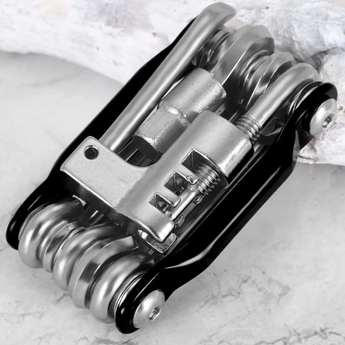 Fahrrad Multitool 11-in-1 mit Kettennieter | 11 Funktionen | T25-11in1