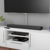 Kabelkanal-Abdeckleiste für AV-Geräte, Kabelkanal, Abdeckung | Selbstklebendes Band 3M | 2 Meter, 40x20mm, grau | ZXC-20-2M