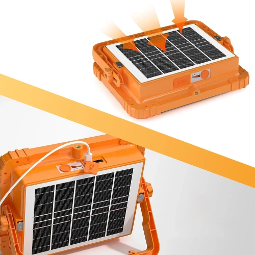 Arbeitslampe Solar | Powerbank-Funktion | LED | TGD-30W-GELB