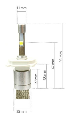 H4 CREE ™ TrueWhite-Technologie 9600 lm R3 LED Scheinwerferlampen | 2 Stück