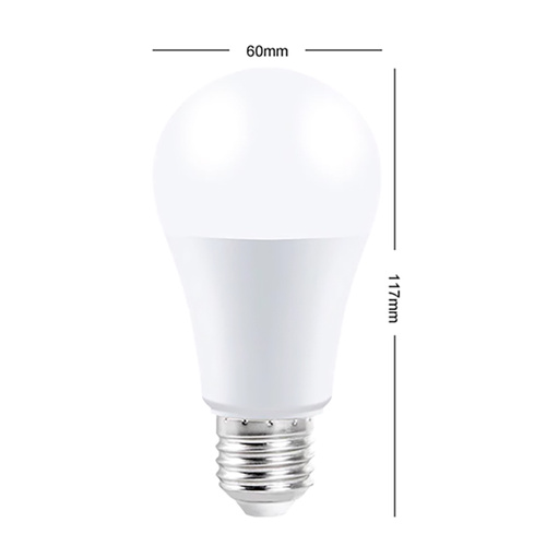 LED RGB Glühbirne 16 Farben | Gewinde E27 | Kugel | IR Fernbedienung | A60-RGB-9W