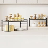 Badezimmerregal für Kosmetika | Metallständer für Küche | Gewürzregal | freistehendes Regal | MSK-L30CM-B
