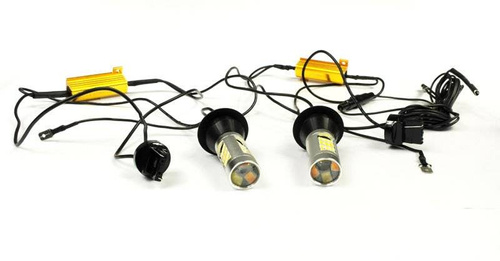 2-in-1 Tagfahrlicht mit Kontrollleuchte | Glühlampen 42 SMD 2323 | LED-Tagfahrlicht mit Blinker | MIT AUTOMATIK