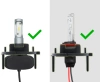 Adapter zur Befestigung von LED-Lampen oder HID-Lampen | VW Tiguan, Touran, Golf 7, Scirocco, Sharan, Multivan, New Lavida, Lamando | TK-113