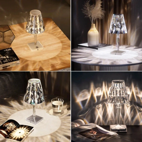 Kristall Nachtlicht | Touch-Tischlampe | Moderne LED-Lampe | DTL-C03-WYN