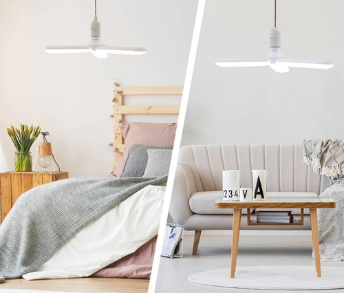 LED-Pendelleuchte | 45 W, E27-Fassung, ventilatorähnliches Design | Z868-45W