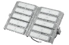 LED-Flutlichtstrahler | 500 W | leistungsstarke Beleuchtung für Sporthallen, Industrie, Haus | Aluminiumgehäuse | mit verstellbarem Halter | TMN-500W-SILVER