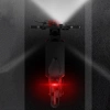 USB LED Fahrradlicht Set vorne + hinten | Wasserdichte Fahrradlichter | BK-L325