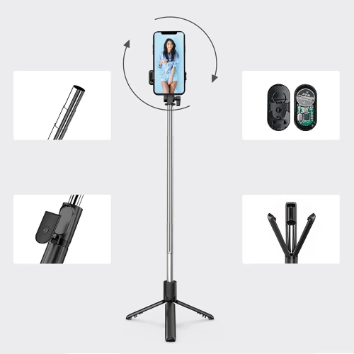 Selfie-Stick | Stativ | Kijek, Statyw do Telefonu do Robienia Zdjęć | PSI-F120