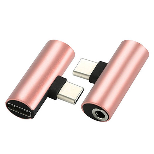 Adapter Type-C - Type-C + Jack | Audio-Adapter für Telefon | UA-006