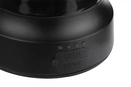 LED-Campinglampe im Retro-Design mit Powerbank-Funktion | stufenlose Helligkeits- und Farbtemperaturregelung | 3.000 mAh, 20–260 lm, 5–120 h, IPX6 | schwarz | MY-880