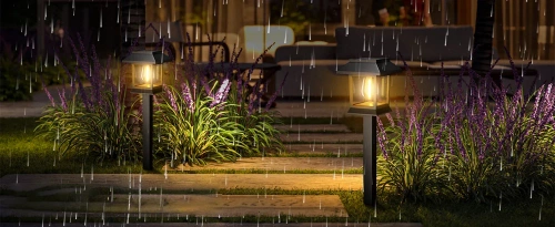 LED Solar Gartenlaterne | Elegante Säule | HK-115B