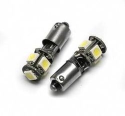 LED-Autolampe BA9S 5 SMD 5050 CAN BUS