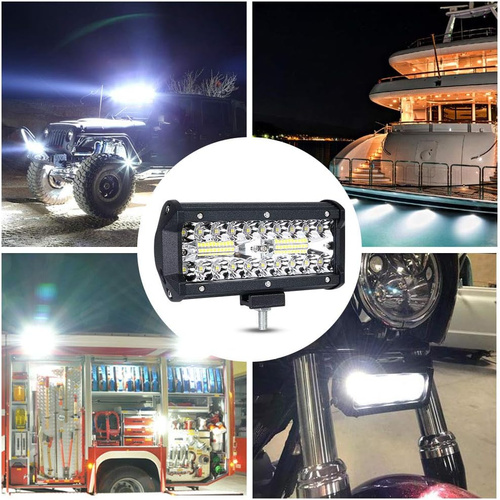 2er Set Arbeitsleuchten | Offroad-LED-Leuchten 120 W 12–30 V IP68 Combo CREE | LB-120W-3030