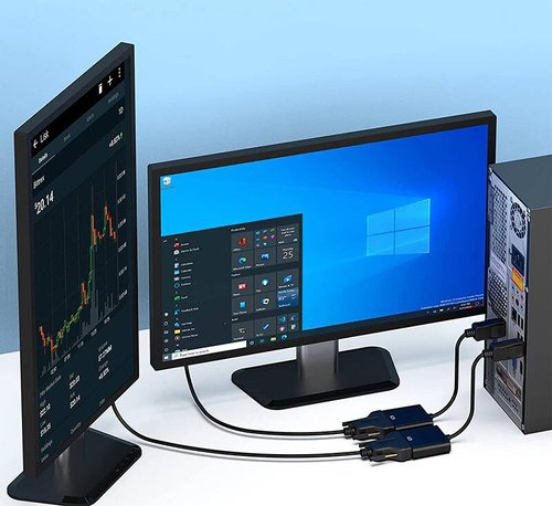 DisplayPort zu DVI Konverter | Kabel, Adapter DP Full HD 60hz | DPVI-25CM