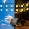 Solar-Garten-Lichterkette LED | 6 Meter, 40 LED-Lampen | SDC-Q40LED-6M