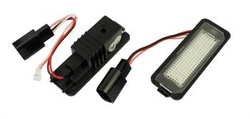 LED-Kennzeichenbeleuchtung für VW Golf 4 5 6, Passat B6 B7 CC, Polo, Seat Leon, Ibiza, Porsche Cayenne | LHLP016S28