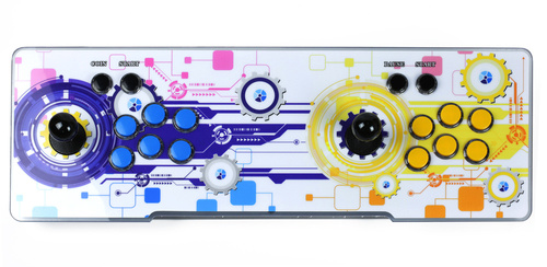 Pandora's BOX Konsole | 5000 Retro- und 3D-Spiele | 2 Controller-Sets | eingebauter Lautsprecher | Münzeinwurf möglich | BP-3001-GEAR