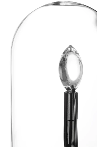 LED-Tischleuchte | kabellose Nachtleuchte in Kerzenform | schwarz | XFD-C235-BLACK