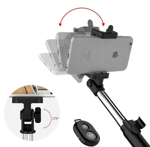 Selfie-Stick mit Bluetooth-Fernauslöser | Monopod Stativ | Kamerastativ | PSI-S003