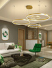 Mehrfachfunktionale moderne Pendelleuchte | LED | Gold | RLK-C04-157W-G