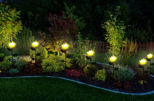 LED-Gartenleuchte Solar-Chrysantheme | 72 cm, 600 mAh | weiß | FLD-26-WHITE