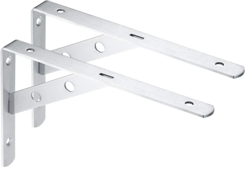 Regalträger-Set | 20 cm | silber | FV-A20CM-SILVER