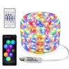 LED-Band WS2812B RGBIC 5 m | Neon, Lichterkette | Fernbedienung IR, Bluetooth, IP65, USB | ASF-RGB-5M