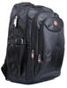 Universaler, robuster Rucksack mit Laptopfach | 30l, 3 Fächer, ballistisches Nylon 1680D | schwarz | BR11