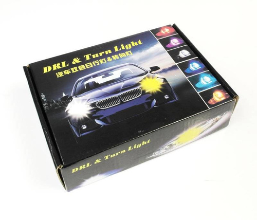 2-in-1 Tagfahrlicht mit Kontrollleuchte | Glühlampen 42 SMD 2323 | LED-Tagfahrlicht mit Blinker | MIT AUTOMATIK