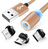 3-in-1 2M | Magnetisches USB-Ladekabel für Handy | Quick Charge 3.0 2.4A | AM23