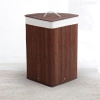 Wäschekorb | 60 l | bambus, holz, einteilig, eckig | AYL-60L-DABR