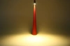 Tischlampe 43cm | Kabellose Nachtlichtlampe mit eingebautem Akku | Lampe mit Touch-Steuerung | HMS-455-RED