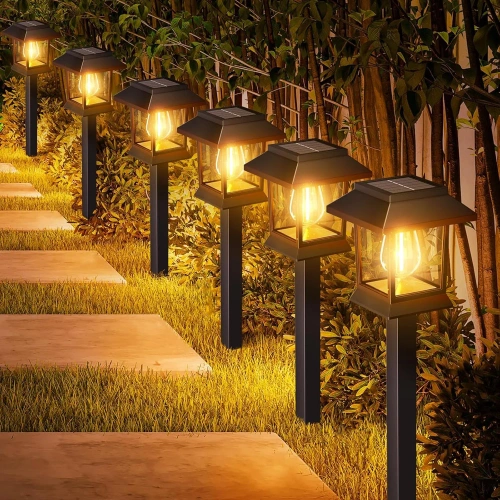 LED Solar Gartenlaterne | Elegante Säule | HK-115B