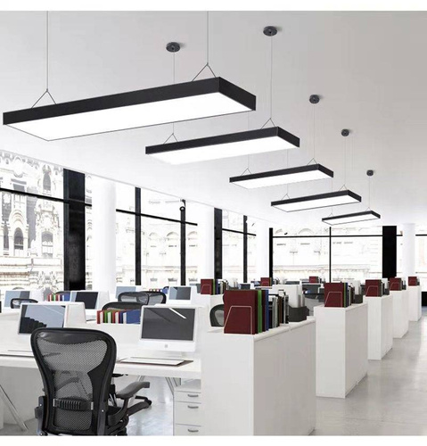 LED-Pendelleuchte | 120 cm, 40 W, Breite 18 cm | schwarz