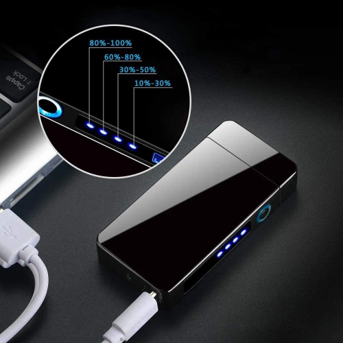 Plasma-Feuerzeug | winddicht | USB-Aufladung | Touch-Bedienung | JL-613