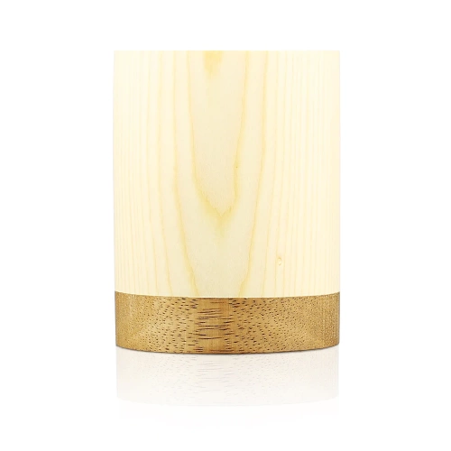 Holz Tischlampe | Berührbare Nachttischlampe mit integriertem Akku | VSO-1210-D