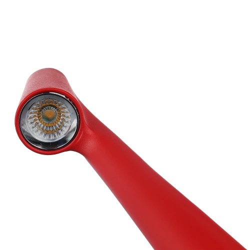 Tischlampe 33,5 cm | Kabellose Nachtlampe mit eingebautem Akku | Lampe mit Touch-Steuerung | HMS-355-ROT