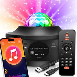 LED-Projektor für Sternenhimmel, Himmel und Ozean | 21 einzigartige Modi | Fernbedienung | NL-03